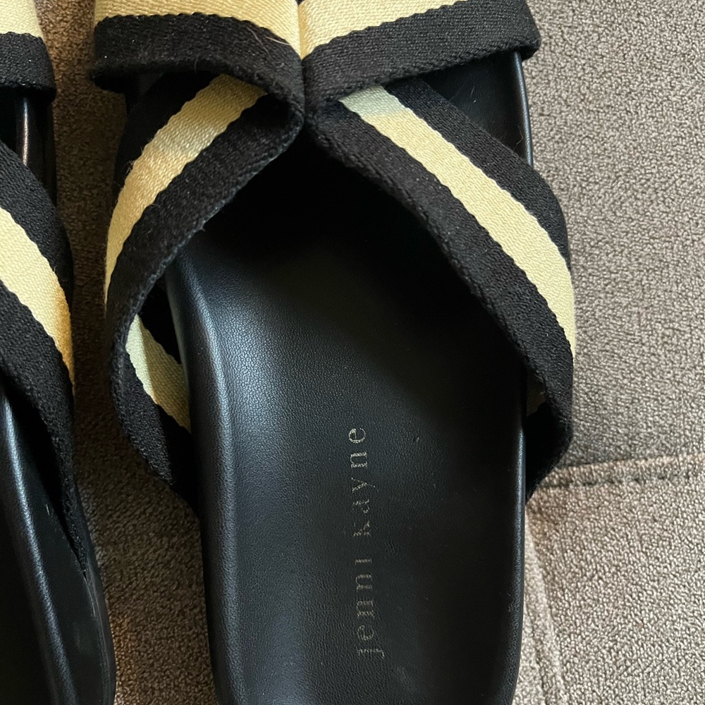 Jenny Kayne Cotton Crossover Sandal Size 6 - Picture 2 of 7